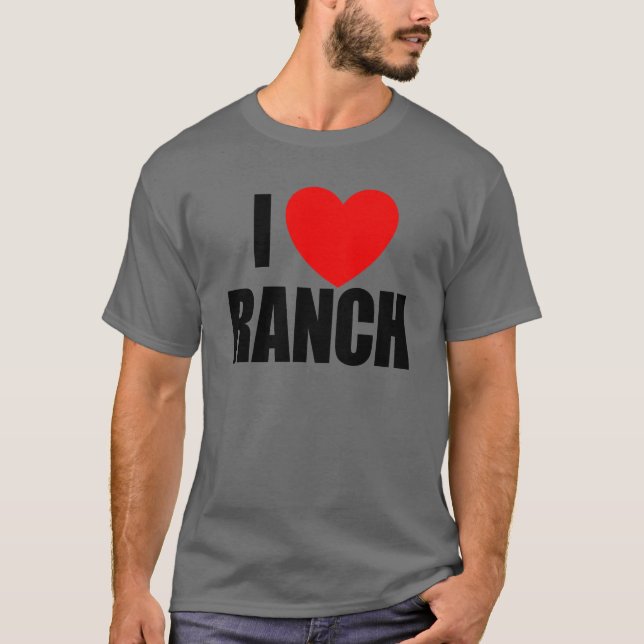 Camiseta Amo Ranch Salad Vestido Rancho Lover Love Ranch (Anverso)
