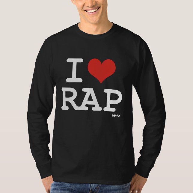 Camiseta Amo rap (Anverso)