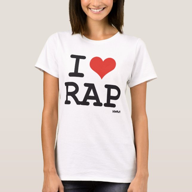 Camiseta Amo rap (Anverso)