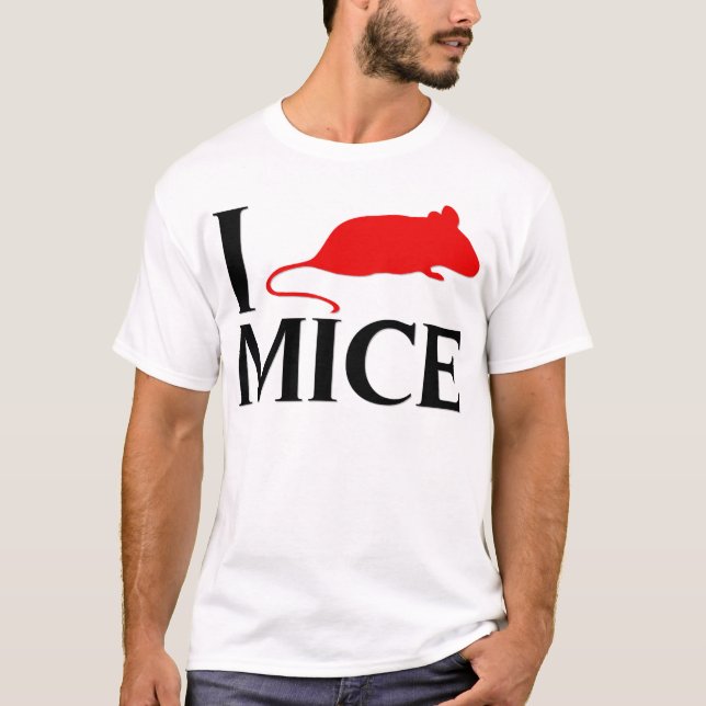 Camiseta Amo ratones (Anverso)