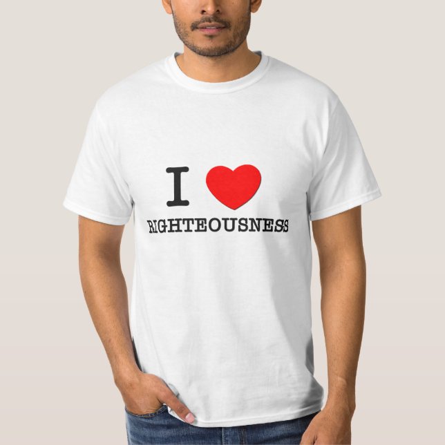 Camiseta Amo rectitud (Anverso)