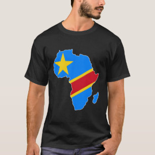 Camiseta Amo República Democrática Del Congo Rdc Bandera De