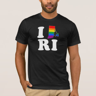 CAMISETA AMO RHODE ISLAND GAY - BLANCO - .PNG