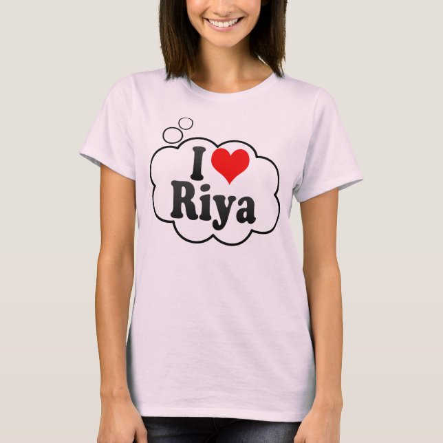 Camiseta Amo Riya (Anverso)