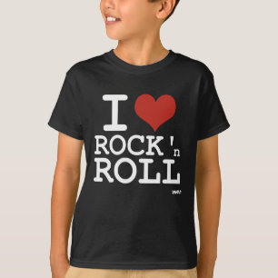 Camiseta Amo rock-and-roll