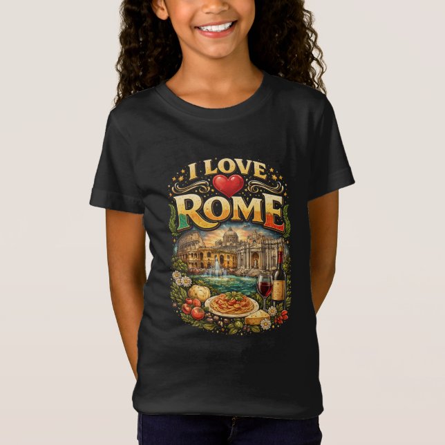 Camiseta Amo Roma (Anverso)