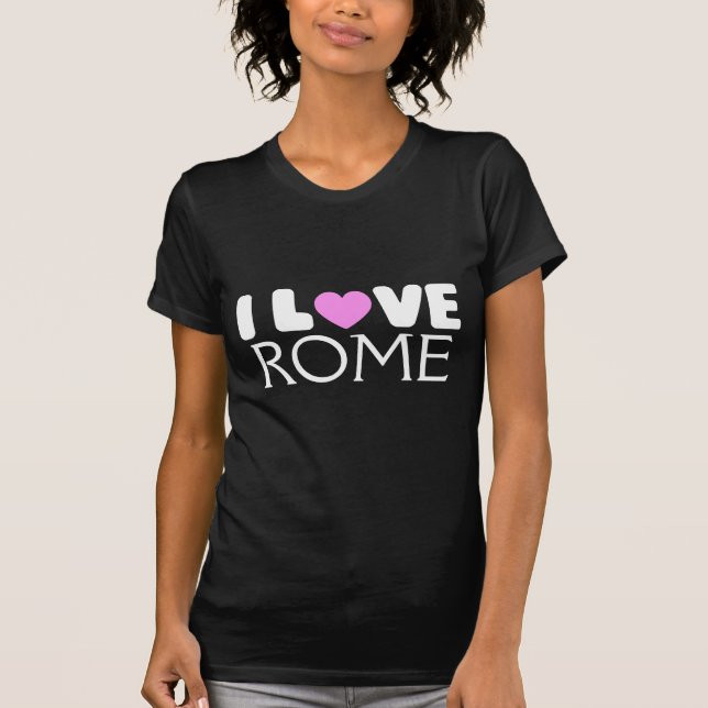 Camiseta Amo Roma el | Italia (Anverso)
