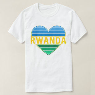 Camiseta Amo Ruanda, el corazón ruandés ruandés