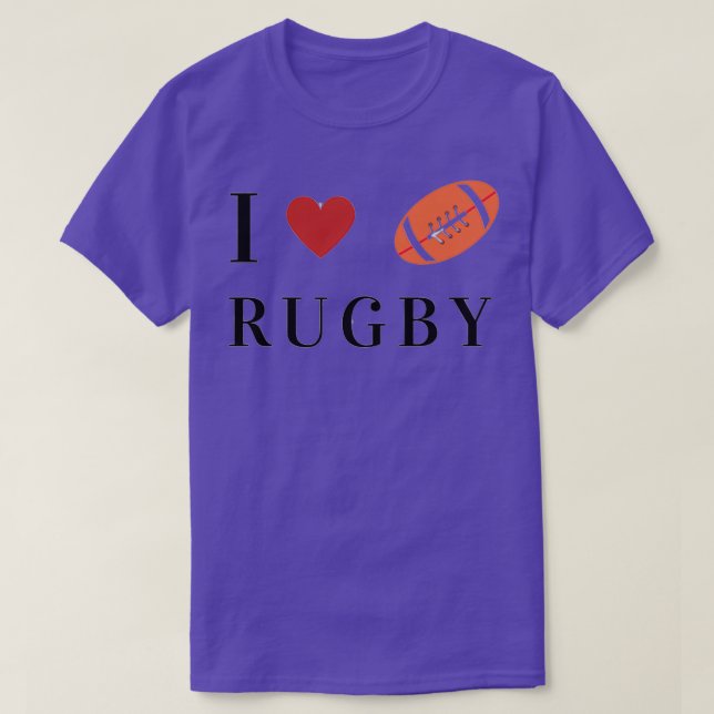 Camiseta Amo Rugby (Diseño del anverso)