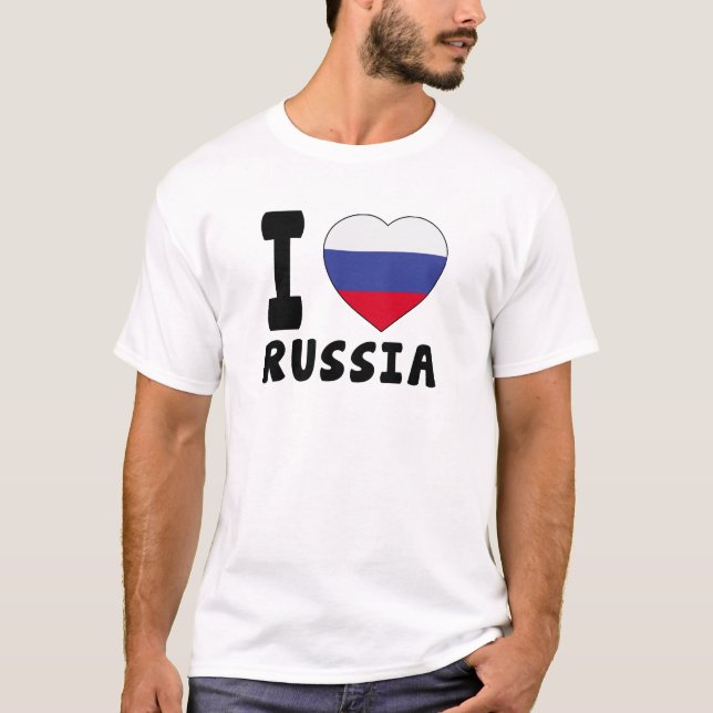 Camiseta Amo Rusia (Anverso)