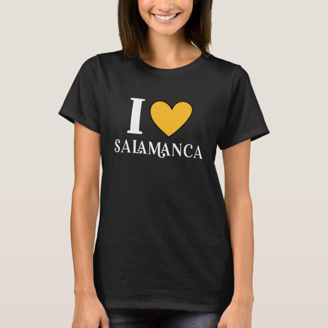 Camiseta Amo Salamanca España (Anverso)