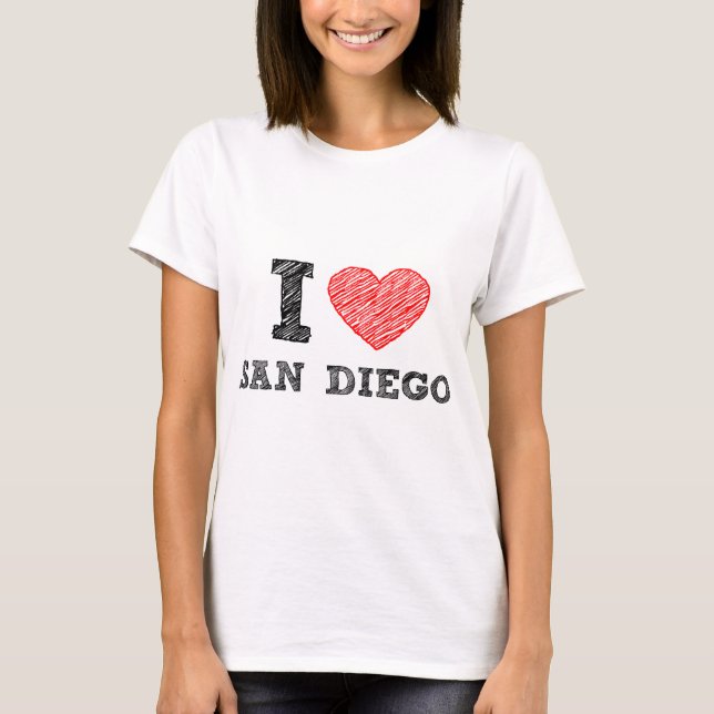 Camiseta Amo San Diego (Anverso)