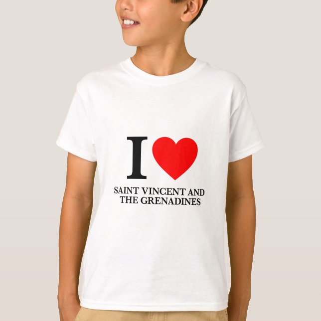 Camiseta Amo San Vicente y las Granadinas (Anverso)