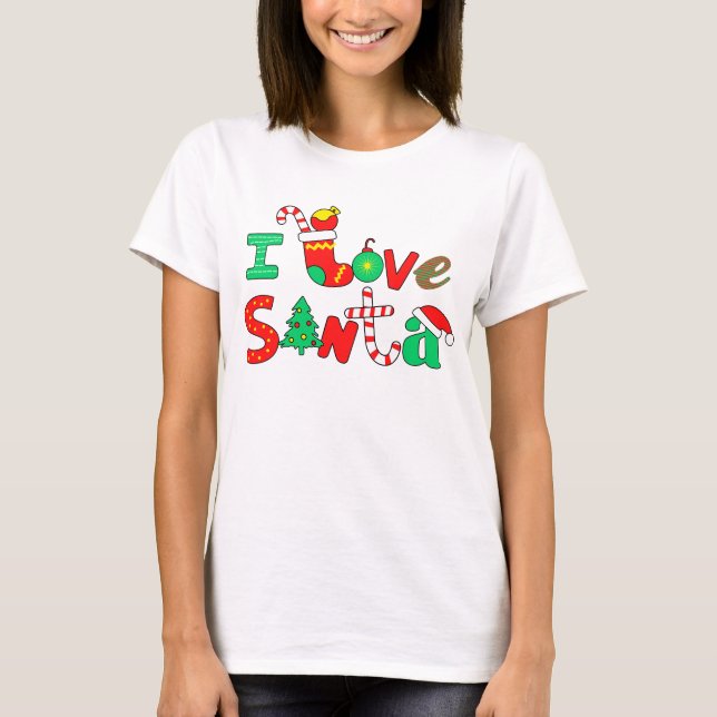 Camiseta Amo Santa (Anverso)