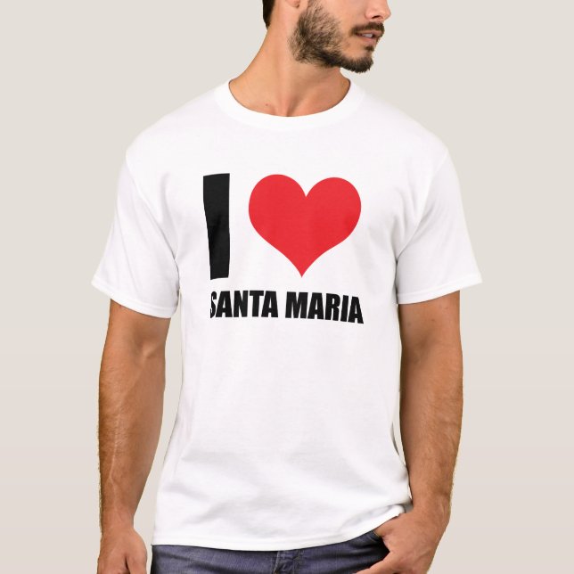 Camiseta Amo Santa María (Anverso)