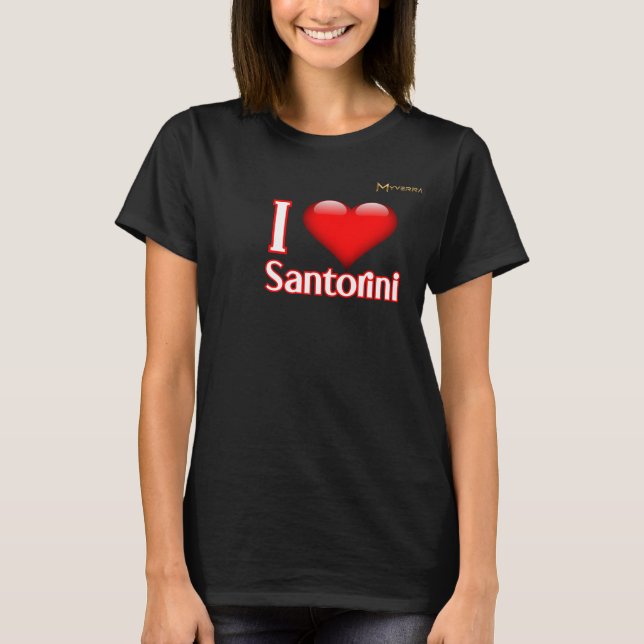 Camiseta Amo Santorini (Anverso)