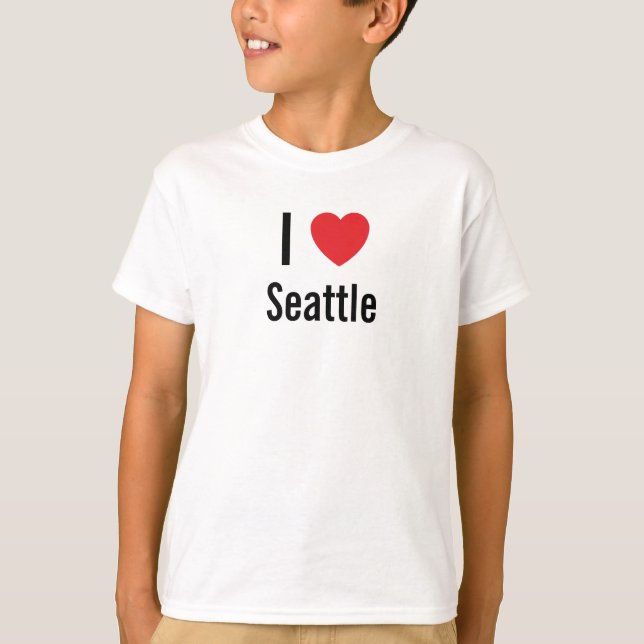 Camiseta Amo Seattle (Anverso)