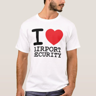 Camiseta Amo seguridad aeroportuaria