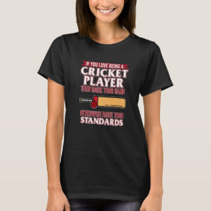 Camiseta Amo Ser Jugador De Cricket Equipo Deportivo Graph
