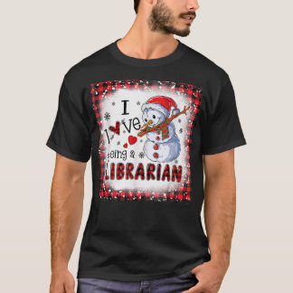 Camiseta Amo Ser Navidades Graciosos De Bibliotecas.