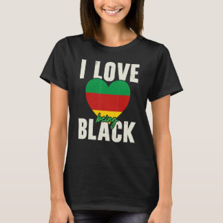Camiseta Amo Ser Orgullo Negro Melanin Afroamericano