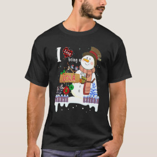 Camiseta Amo ser un muñeco de nieve Lola Navidad Navidad