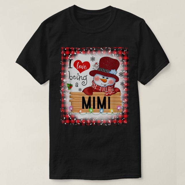 Camiseta Amo Ser Una Familia De Nieves Mimi (Diseño del anverso)