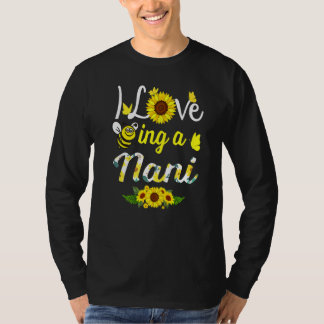 Camiseta Amo ser una madre abuela Nani abeja girasol D