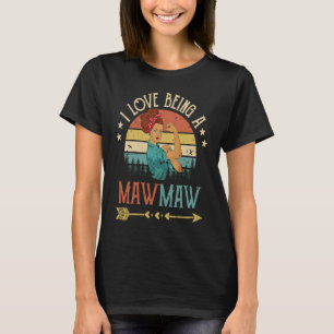 Camiseta Amo Ser Una Mujer Mawmaw Abuela Rosie Vintage