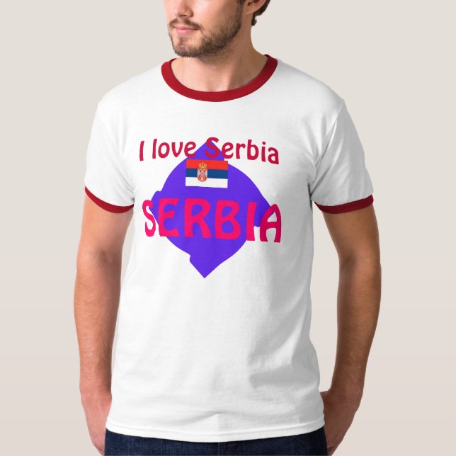 Camiseta Amo Serbia (Anverso)