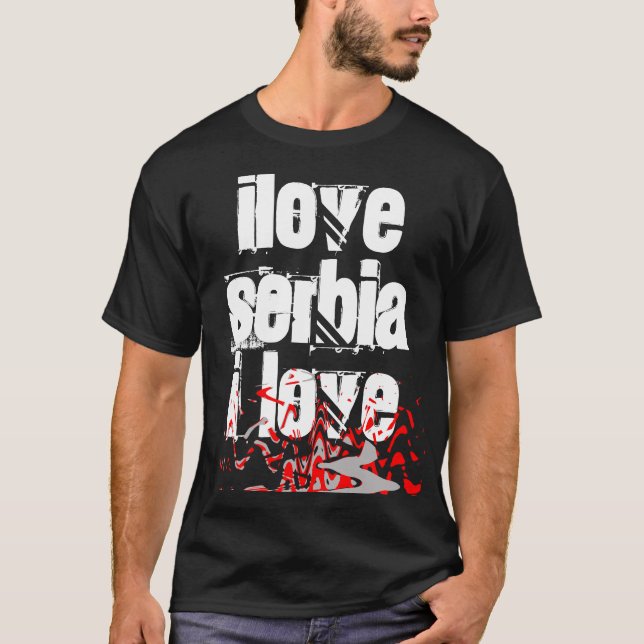 Camiseta Amo Serbia (Anverso)