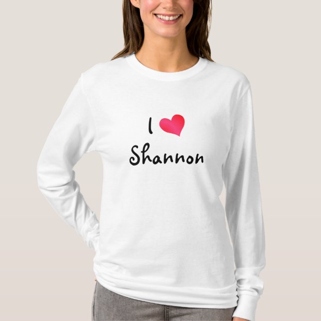 Camiseta Amo Shannon (Anverso)