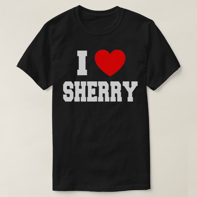 Camiseta Amo Sherry Premium (Diseño del anverso)