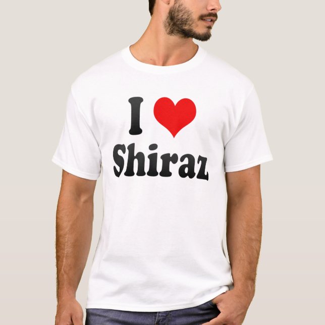 Camiseta Amo Shiraz, Irán (Anverso)