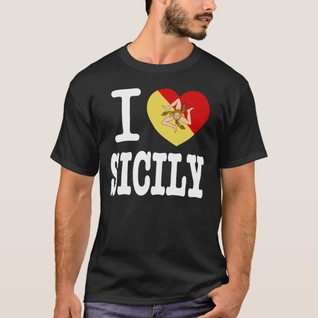 Camiseta Amo Sicilia (Anverso)