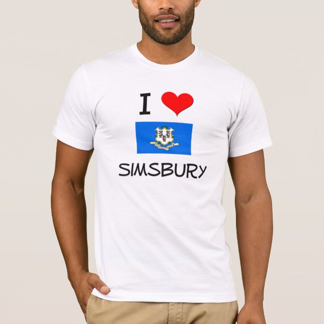Camiseta Amo Simsbury Connecticut (Anverso)