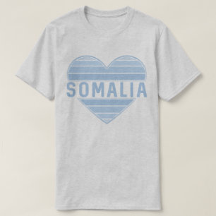 Camiseta Amo Somalia, corazón somalí