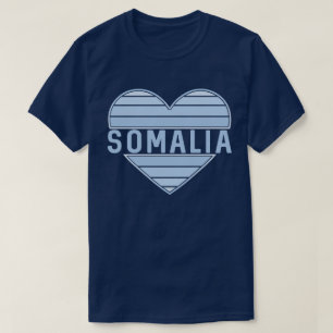 Camiseta Amo Somalia, corazón somalí