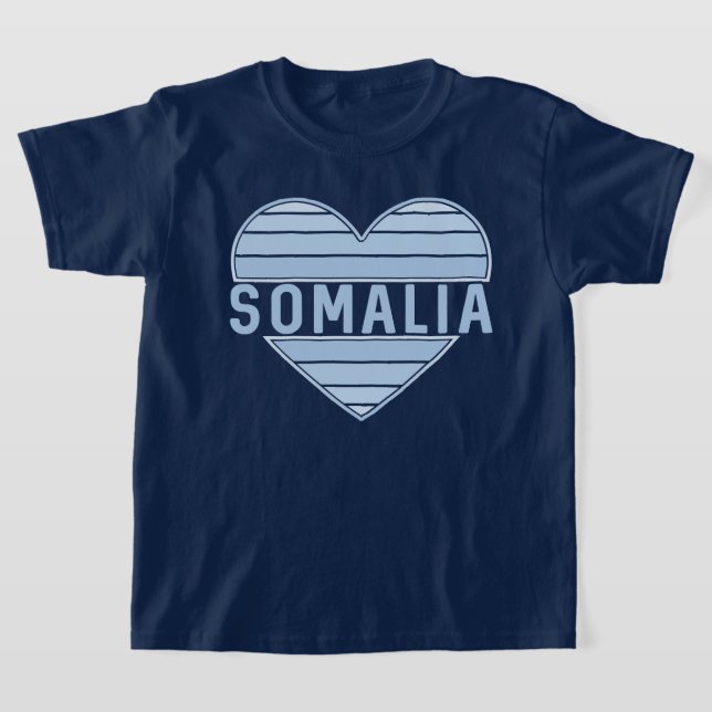 Camiseta Amo Somalia, corazón somalí (Distribución)