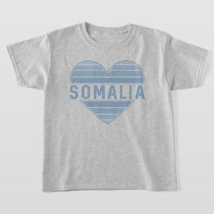 Camiseta Amo Somalia, corazón somalí