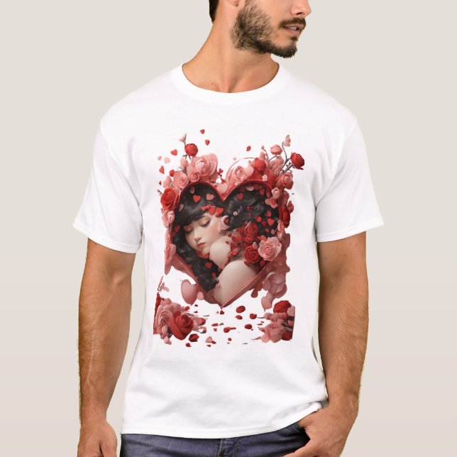 Camiseta Amo soñador: El día de San Valentín (Anverso)
