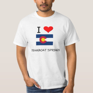 Camiseta Amo STEAMBOAT SPRINGS Colorado