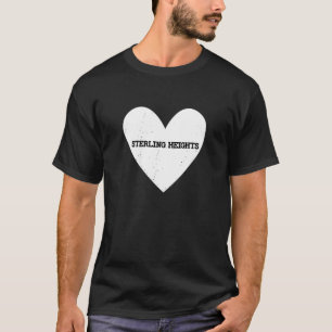 Camiseta Amo Sterling Heights Michigan Turista Mi Travel