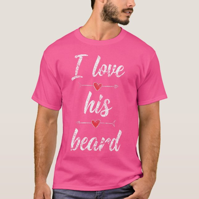 Camiseta Amo su barba (Anverso)