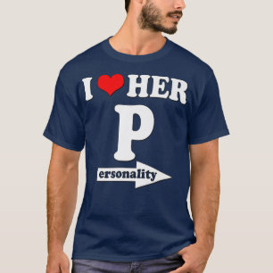 Camiseta Amo su divertida pareja de El día de San Valentín