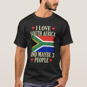 Camiseta Amo Sudáfrica Y Quizá 3 Personas