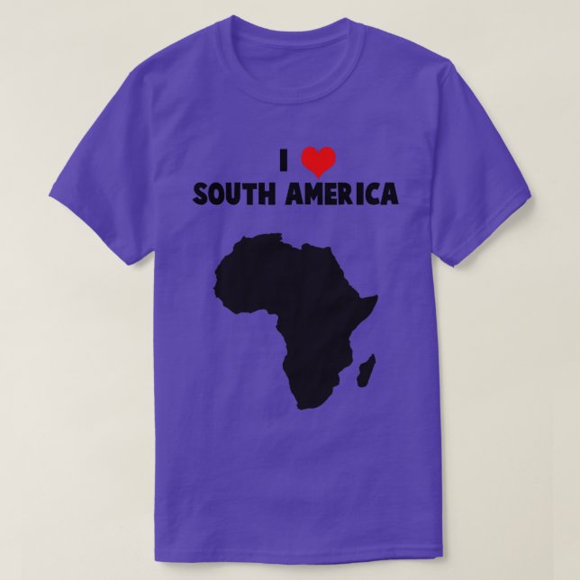 Camiseta Amo Sudamérica (Diseño del anverso)