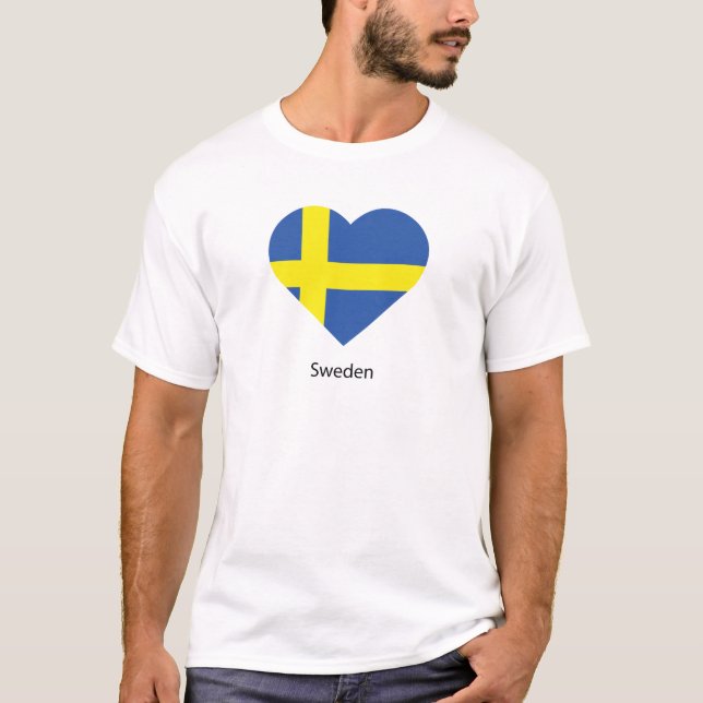 Camiseta Amo Suecia (Anverso)