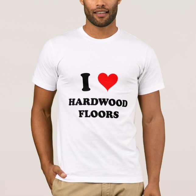 Camiseta Amo suelos de parqué (Anverso)