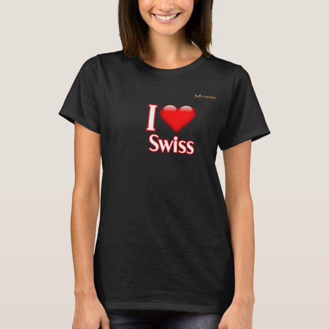 Camiseta Amo Suiza (Anverso)
